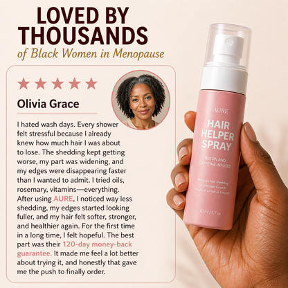 AURE Hair Helper Spray — For Menopausal Hair Loss in Black Women